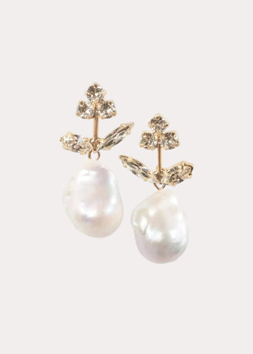 Baroque Bud Drop Earrings - bridal Earrings - Elizabeth Bower