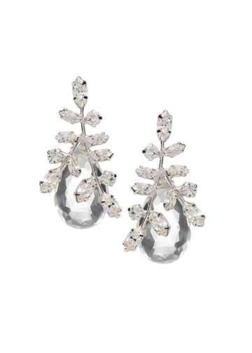 Crystalla Dew Drop Earrings - bridal Earrings - Elizabeth Bower