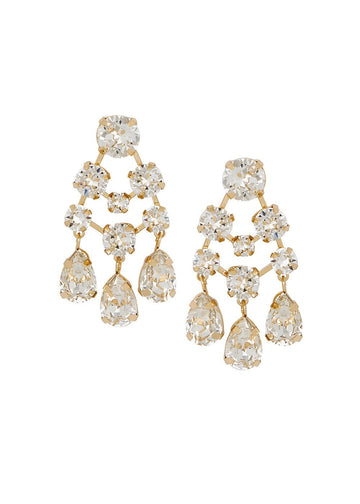 Crystallite Bauble Mini Chandelier - bridal Earrings - Elizabeth Bower