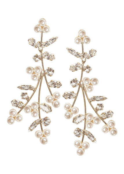 Elizabeth Bower June Pearl Earring Gold - アクセサリー