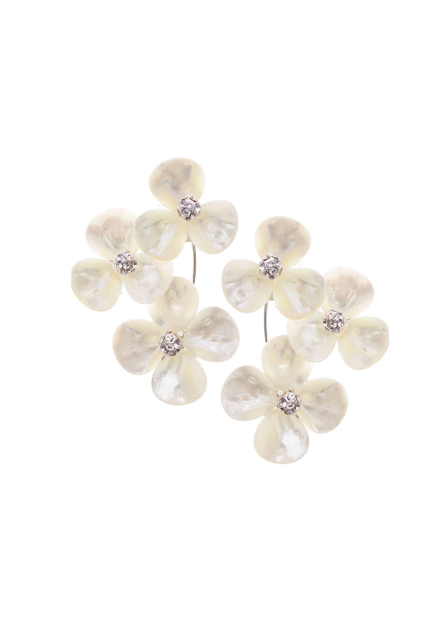 登場! Petal Trio Earrings – Elizabeth Bower アクセサリー