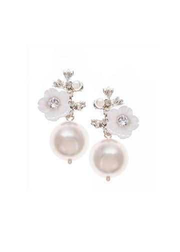 Gilded Bauble - bridal Earrings - Elizabeth Bower