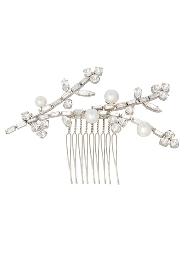 Isobel Crystal Hair Comb - bridal Earrings - Elizabeth Bower
