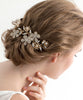 June Crystal Hair Comb Large