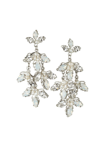 Lily Crystal Chandelier Earrings - bridal Earrings - Elizabeth Bower