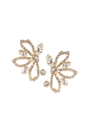 Mari Crystal Stud Earring - bridal Earrings - Elizabeth Bower