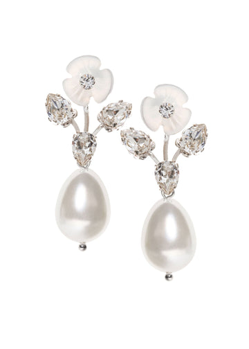 Oleander Bauble Floral Earrings - bridal Earrings - Elizabeth Bower