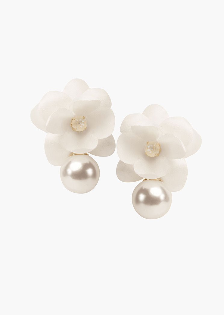 Elizabeth Bower Organna Pearl Stud ピアス Organna Pearl Stud Earrings - Bridal | Elizabeth Bower