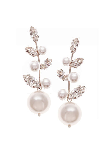 Pearllum Bud - bridal Earrings - Elizabeth Bower