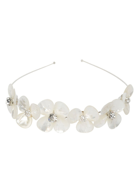 Petal Floral Bridal Headband - bridal - Elizabeth Bower