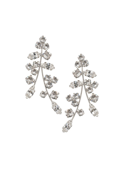 Trill Crystal Statement Earrings - bridal Earrings - Elizabeth Bower