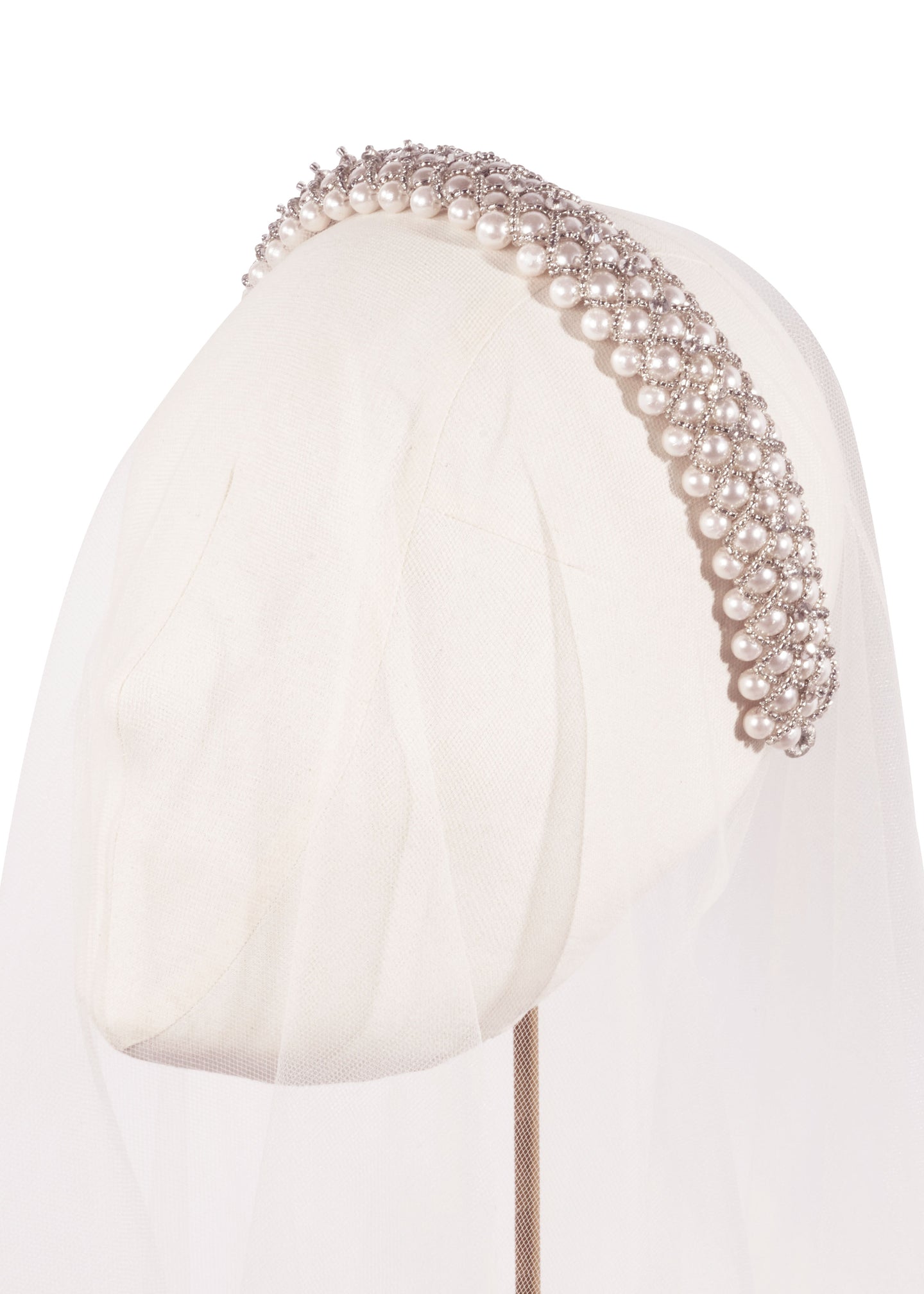 Audrey Pearl Bridal Headband