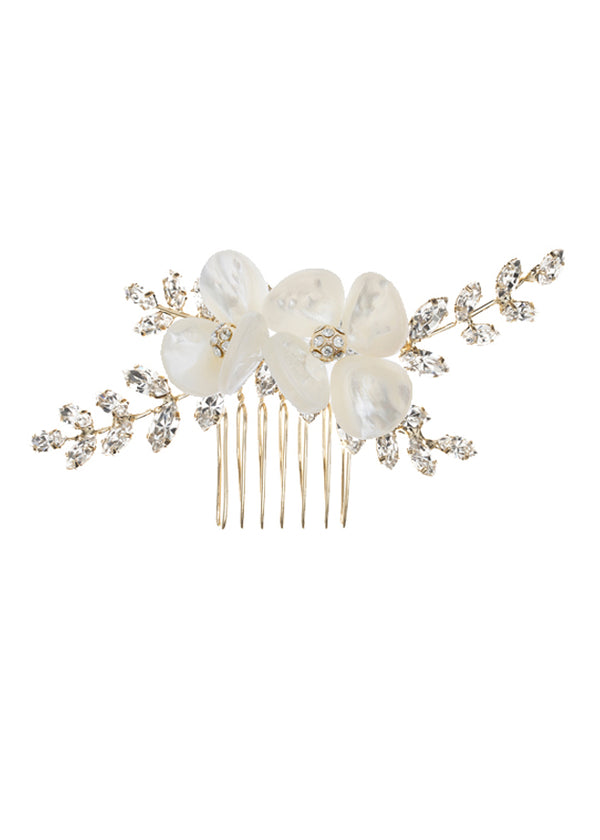 Eden Petal Floral Comb