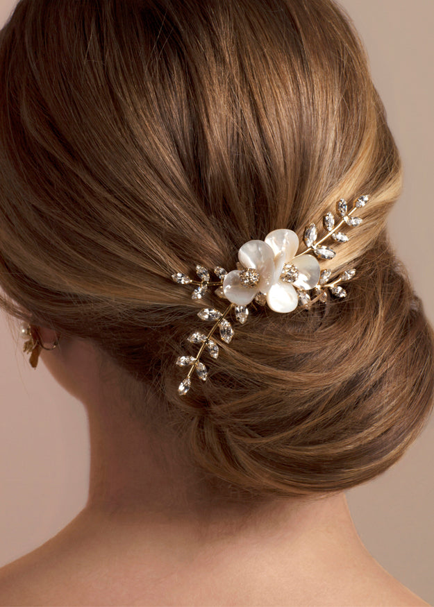 Eden Petal Floral Comb