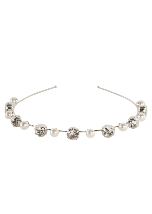 Duet Mini Pearl Crystal Headband