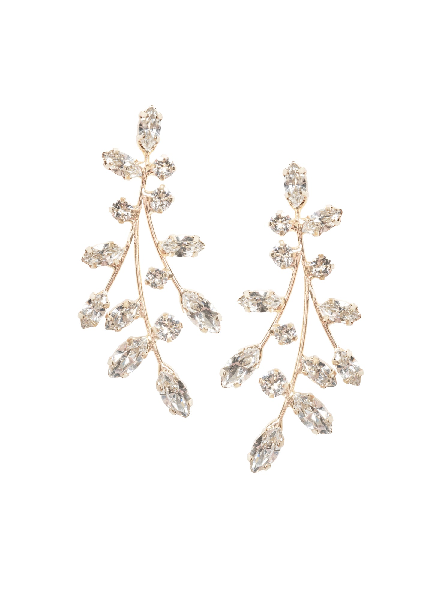 Fleur Crystal Stud Earrings