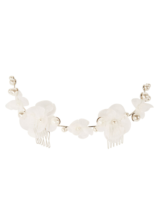 Flutter Pearl Garland Comb