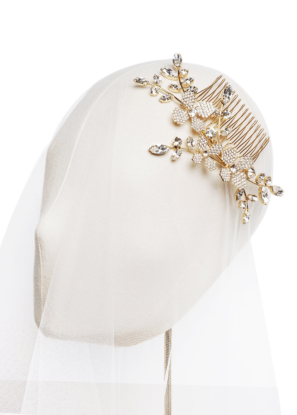 June Crystalla Crystal Bridal Comb