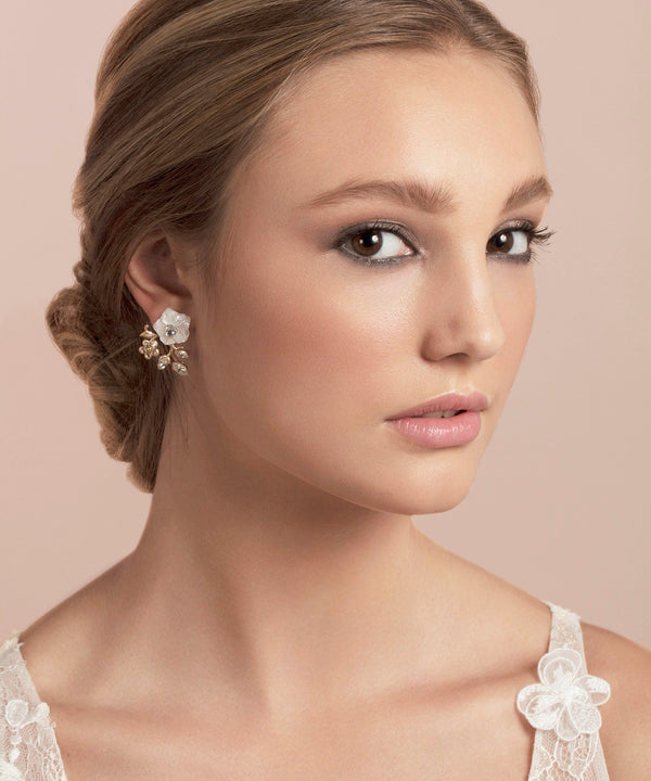 Sakura Petal Stud Earrings