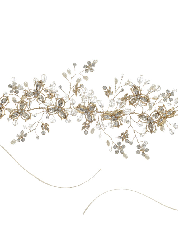 Wisteria Gold Band Hairpiece