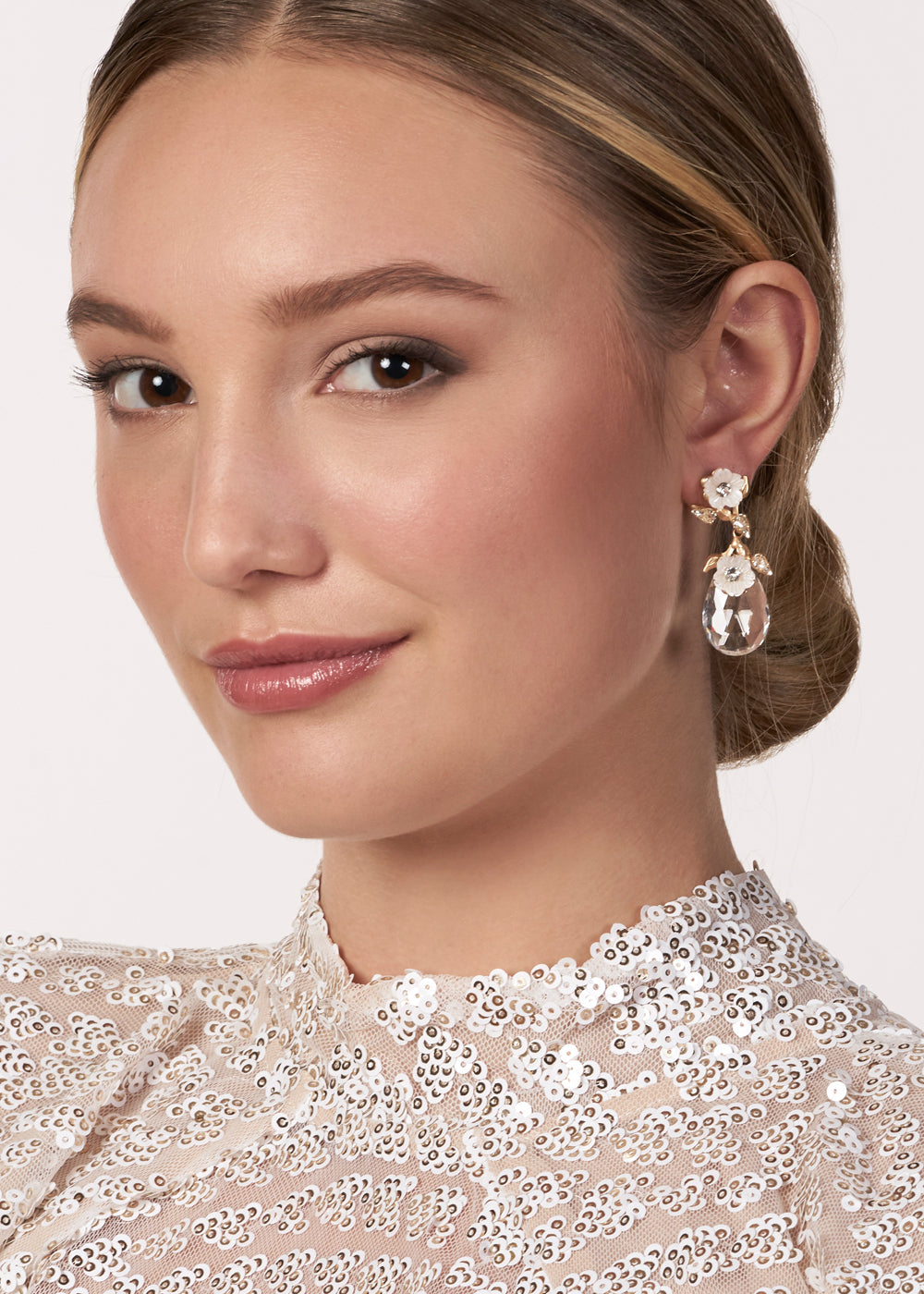 Anemone Dew Floral Studs