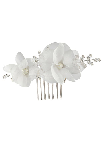 Artemis Fabrique Mini Floral Comb - bridal Earrings - Elizabeth Bower
