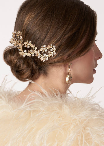 Blossom Anemone Comb - bridal Hairpiece - Elizabeth Bower