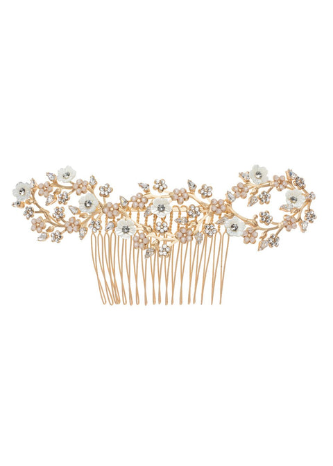 Blossom Anemone Comb - bridal Hairpiece - Elizabeth Bower