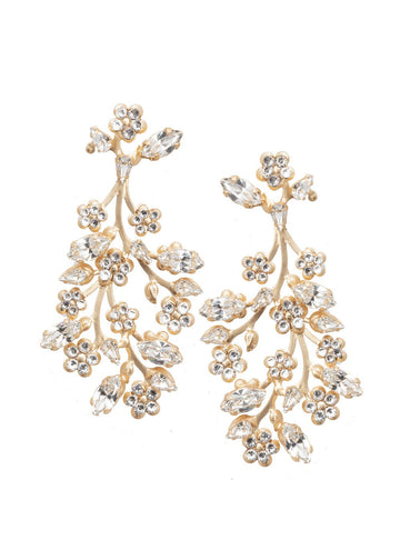 Blossom Cascade Chandelier - bridal Earrings - Elizabeth Bower
