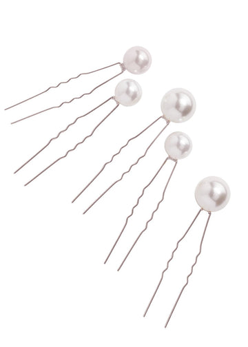 Bubble Pearl Bridal Hairpin set - bridal Hairpins - Elizabeth Bower