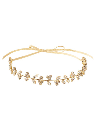 Bud Crystal Bridal Hairpiece - bridal hairband - Elizabeth Bower