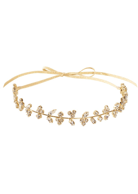 Bud Crystal Bridal Hairpiece - bridal hairband - Elizabeth Bower