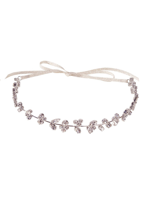 Bud Crystal Bridal Hairpiece - bridal hairband - Elizabeth Bower