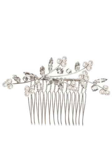 Bud Pearl Bridal Comb - bridal comb - Elizabeth Bower