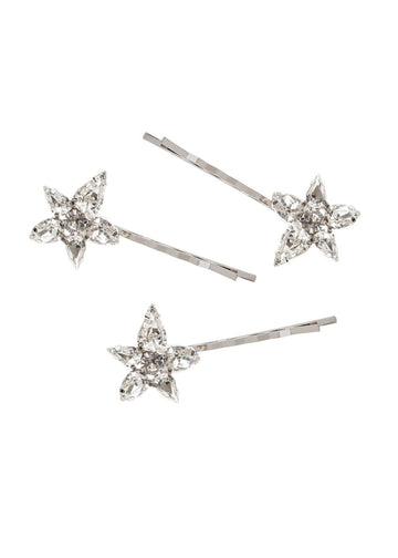 Classique Crystal Cluster Hairpin - bridal Hairpins - Elizabeth Bower