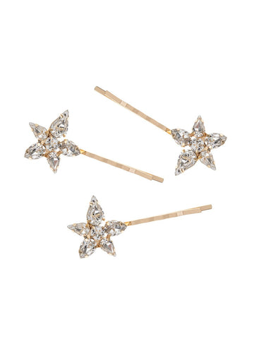 Classique Crystal Cluster Hairpin - bridal Hairpins - Elizabeth Bower