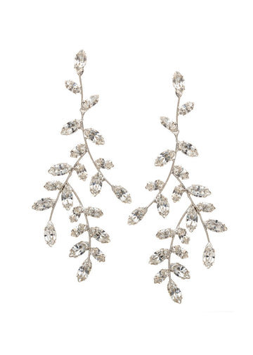 Crystalla Chandelier Earrings - bridal Earrings - Elizabeth Bower