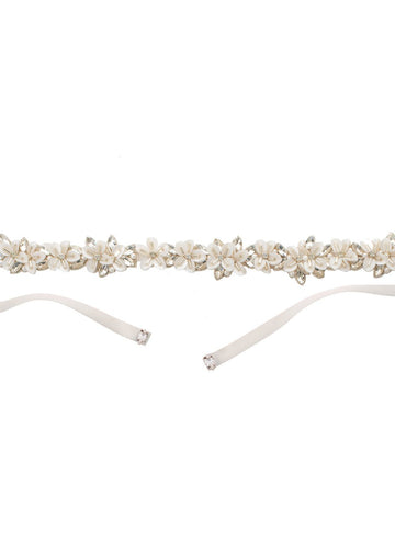 Francine Floral Belt - bridal Sash - Elizabeth Bower