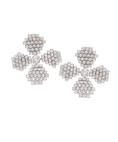 June Bud Crystal Stud Earrings - bridal Earrings - Elizabeth Bower