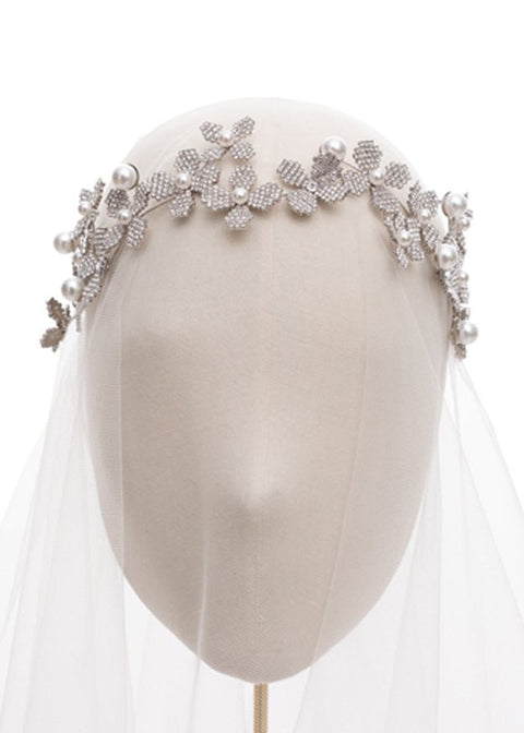 June Bud Pearl Band - bridal hairband - Elizabeth Bower