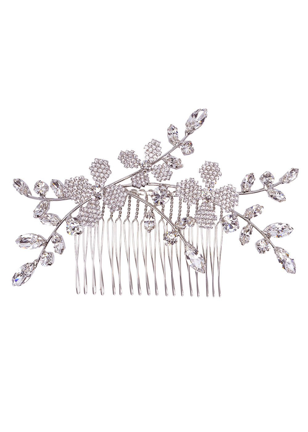 June Crystalla Crystal Bridal Comb