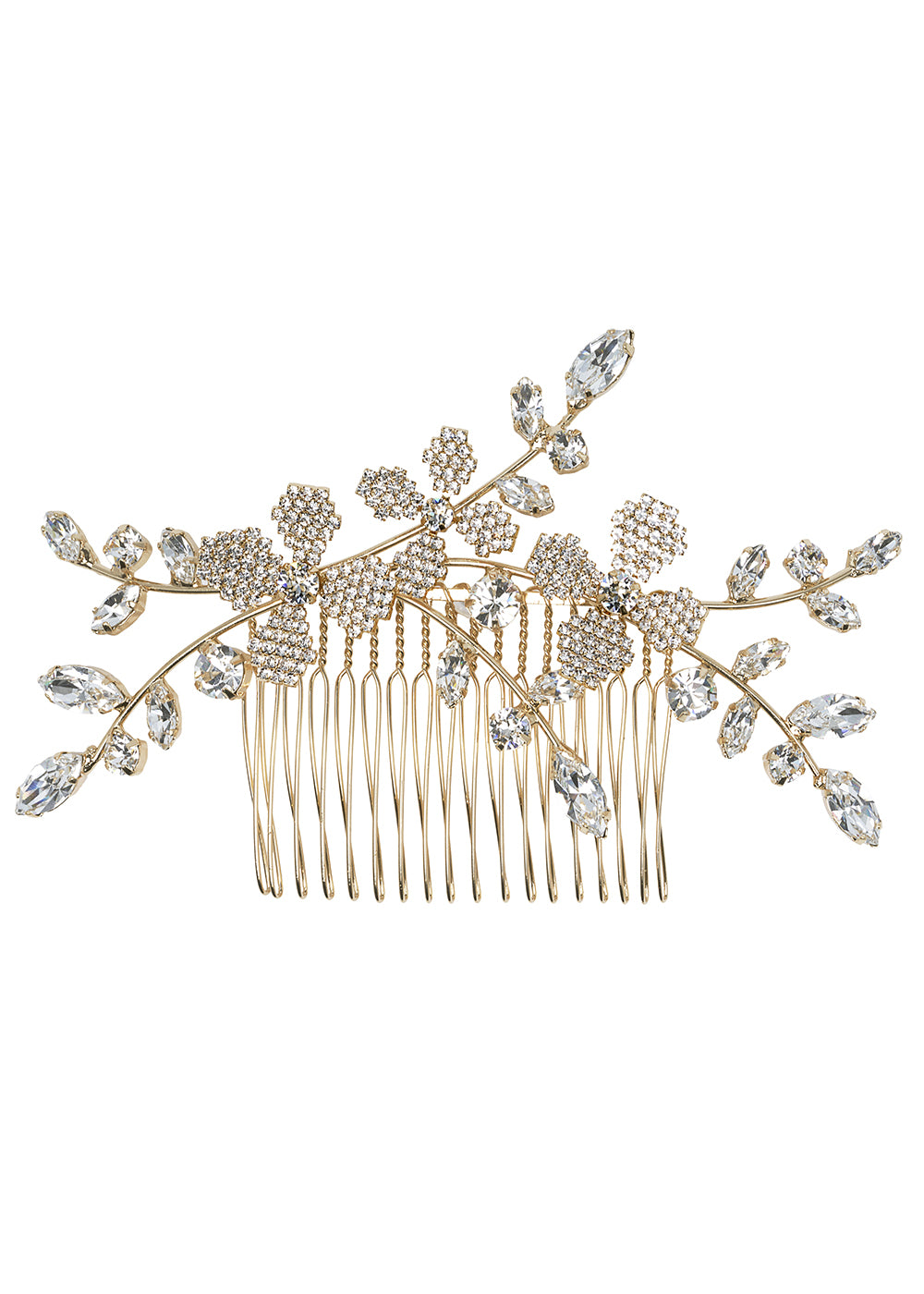 June Crystalla Crystal Bridal Comb