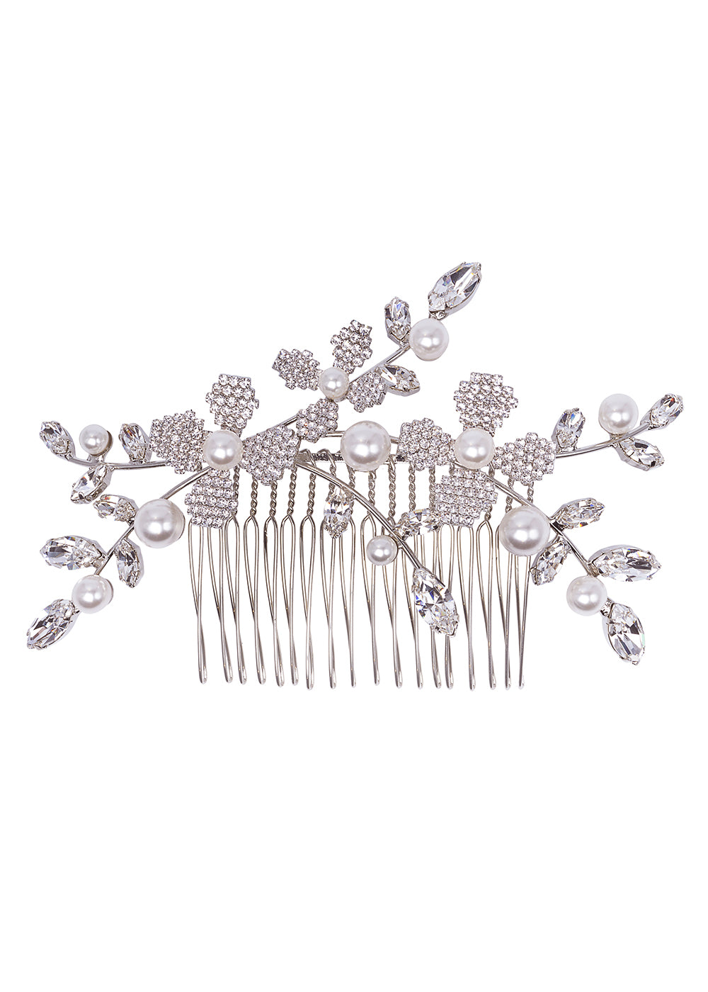 June Pearlette Pearl Bridal Comb