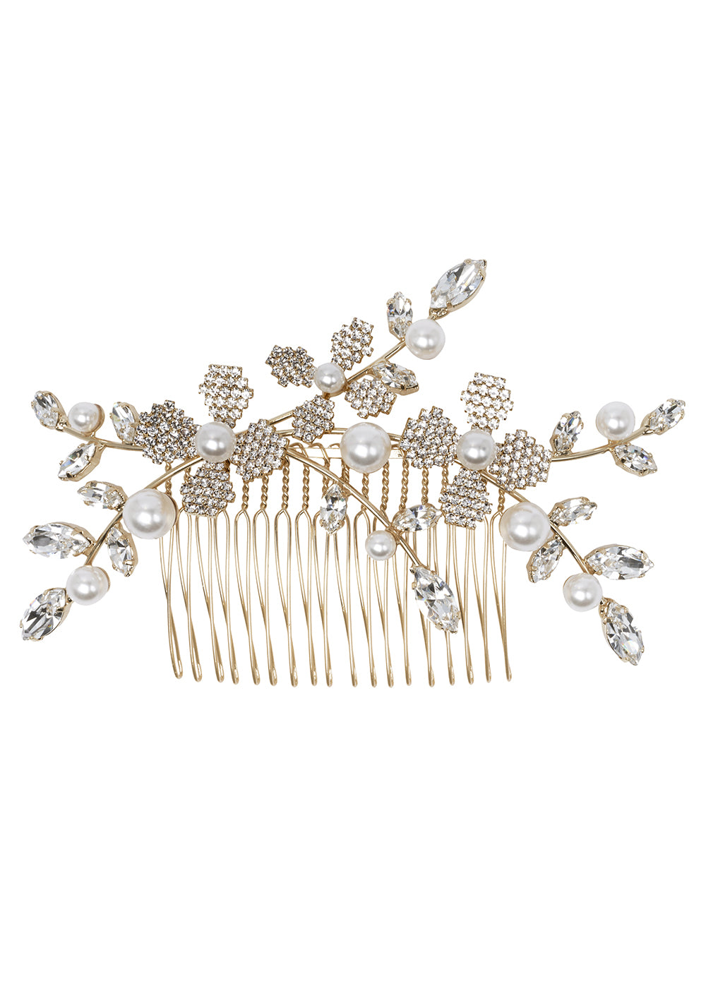 June Pearlette Pearl Bridal Comb