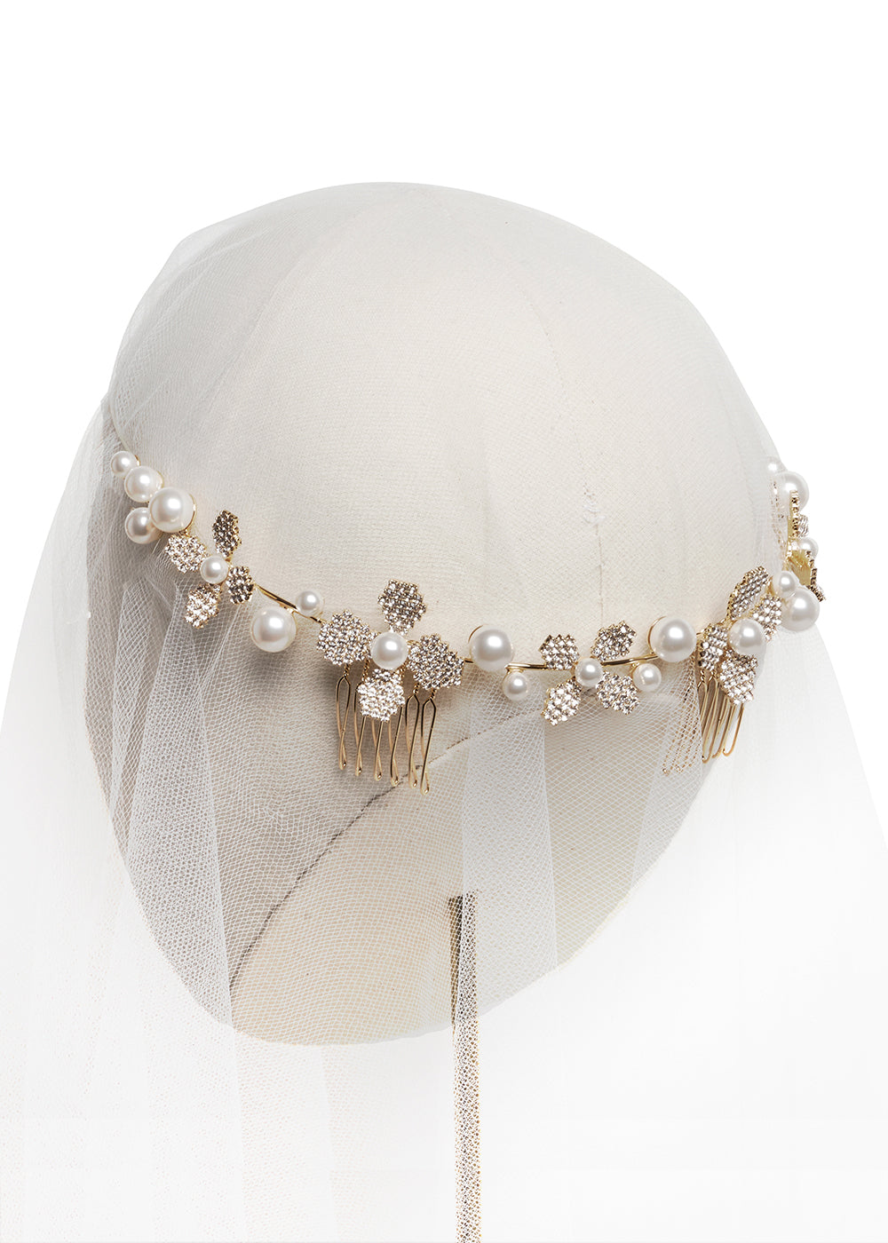 June Pearl Crystal Garland