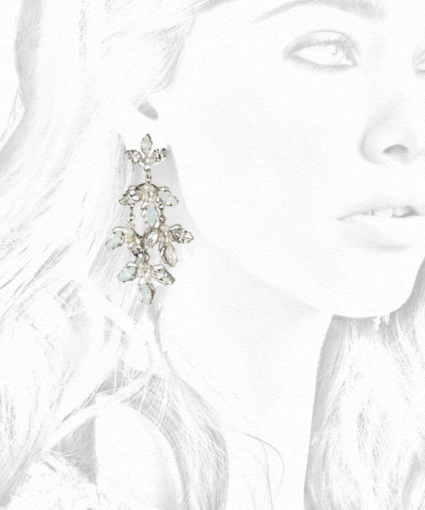 Lily Chandelier Crystal Earrings