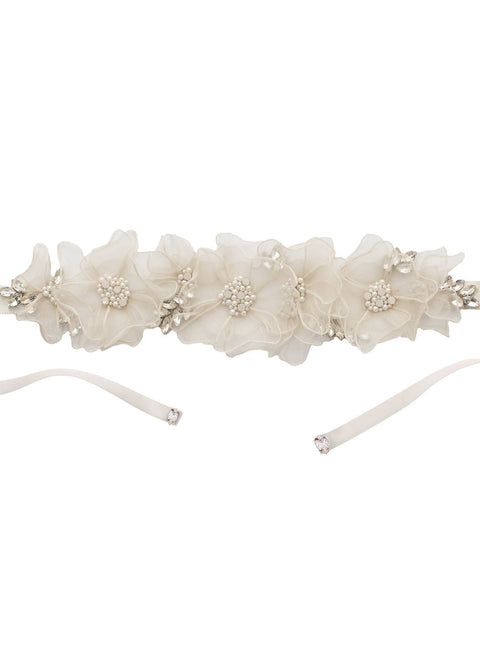 Organna Floral Bridal Sash - bridal Sash - Elizabeth Bower