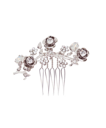 Sakura Mini Rose Comb - bridal comb - Elizabeth Bower