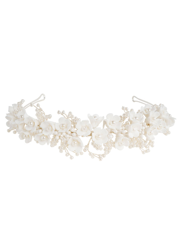 Snowdrop Floral Hairpiece