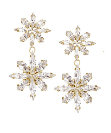 Star Chandelier Earrings - bridal Earrings - Elizabeth Bower